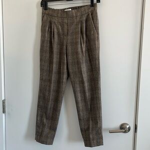 Baboton Slim-Leg Wool Trouser, Elastic Waist, Size 2